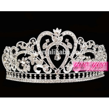 Mujeres de la belleza venta al por mayor vestido de novia costumbre princesa tiara